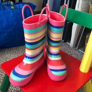 Carter’s rain boots- toddler girls